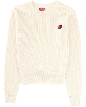 KENZO "Boke Flower" Jersey - Natural