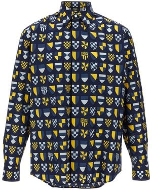 Fendi Ff Araldic Shirt, Blouse - Blue