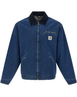 Carhartt Og Detroit Puffer Jackets Blue