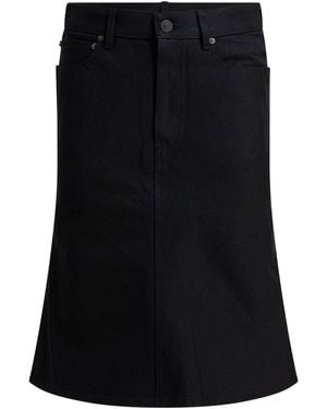 Balenciaga Godet Gonne Nero-Donna
