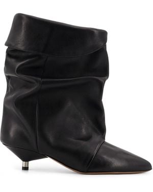 Isabel Marant Edrik Leather Boots - Black