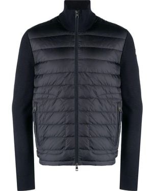 Moncler Padded Zip-Up Cardigan - Blue