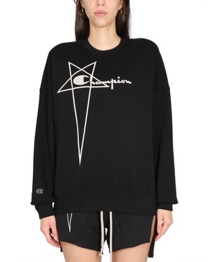 Rick Owens X Champion Tommy Sweatshirt - Black
