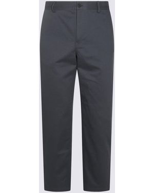 Maison Kitsuné Trousers Slate-Uomo - Grigio