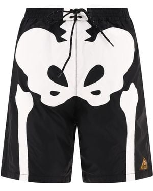 Kapital "Bone" Swim Shorts - Black