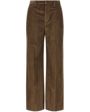 Brunello Cucinelli Corduroy Trousers Trousers - Brown
