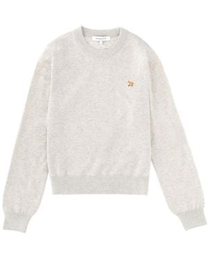 Maison Kitsuné "baby Fox" Jersey - White