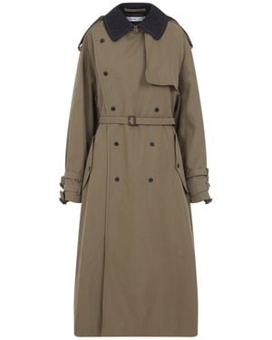 Carven Trench & Raincoat Brown - Natural