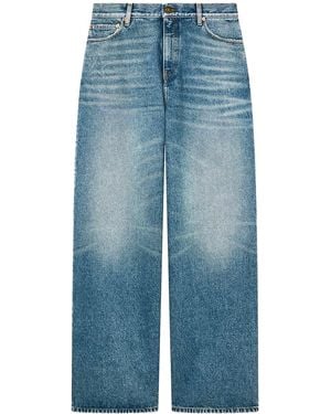 Golden Goose Stone-Washed Light Denim Boyfriend Jeans - Blue
