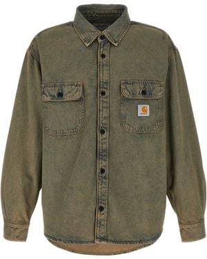 Carhartt Tigan Smithtown Shirt And Blouse Blue - Green