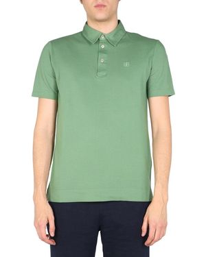 Ballantyne Polo With Logo Embroidery - Green