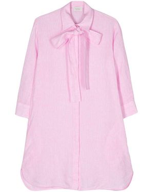 Mazzarelli Linen Shirts - Pink