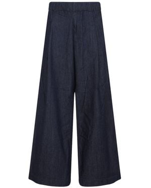 Dries Van Noten Wide Leg - Blue