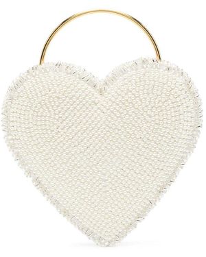 トートバッグ VANINA Pirouette Bag in White Crystal (PIROUETTE BAG 3) Vanina Pirouette Bucket Bag | White | FARFETCH BH