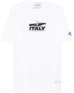 Iceberg Cotton T Shirts - White