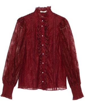Alice + Olivia Shirts Marrone-Donna - Rosso