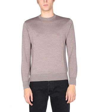 Ballantyne Crew Neck Sweater - Purple