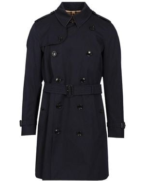 Burberry The Kensington Coats - Blue