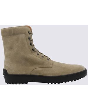 Tod's Boots Light And Natural-Uomo - Marrone
