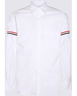 Thom Browne Shirts Light And Natural - White