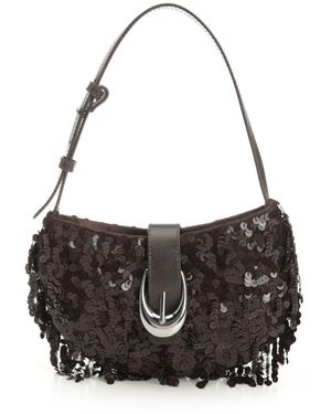 STAUD Alana Bag Friged Palettes Shoulder Bags - Black