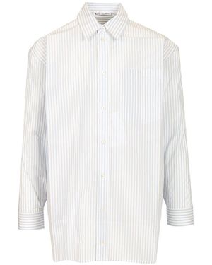 Acne Studios Striped Shirt Shirts - White