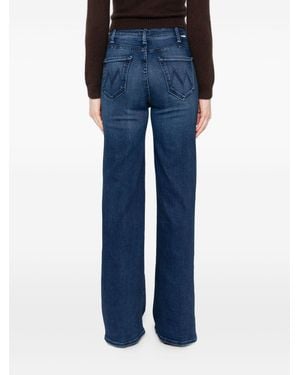 Mother The Hustler Roller Sneak Jeans - Blue