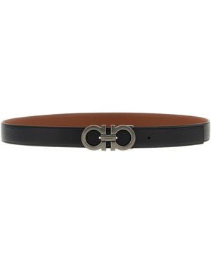 Ferragamo Gancini Belts - White