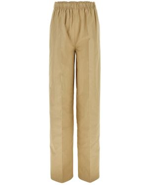 Prada Wide Leg Pant in Gray | Lyst