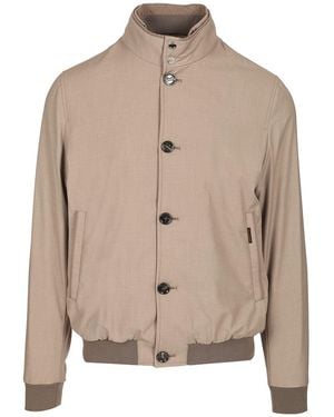 Moorer Bomber Jacket Jackets - Natural