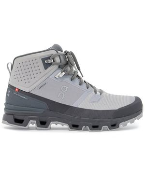 On Shoes Sullo Stivale Da Trekking Impermeabile Clouddrock 2 - Grigio