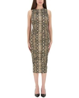 MICHAEL Michael Kors Animal Print Dress - Green