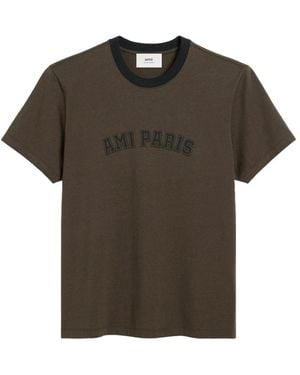 Ami Paris T Shirts - Green