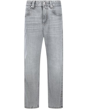 Brunello Cucinelli Jeans Light Denim-Donna - Grigio