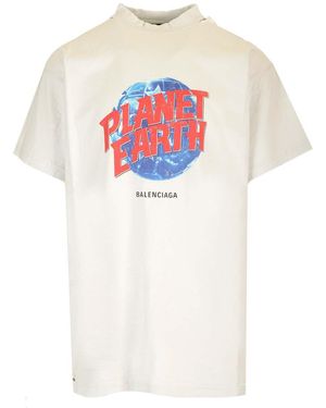 Balenciaga Oversized Under Armour® T-shirt White