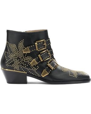 Chloé "Susanna" Ankle Boots - Black