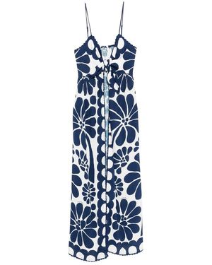 FARM Rio Abiti Bianco, Blu-Donna