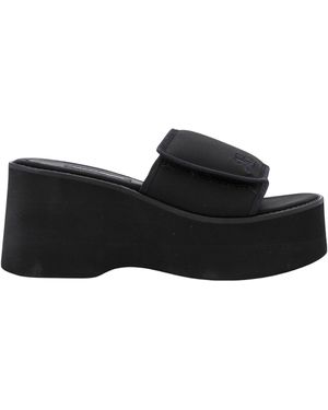 Courreges Slippers - Black