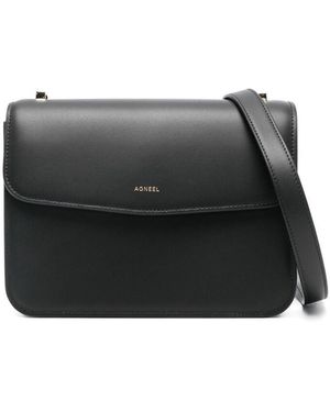 Agneel Leather Shoulder Bags - Black