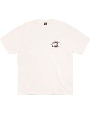 Stussy T-Shirts And Polos Light And Natural - White