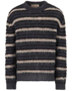 Marni Round-Neck Knitwear - Black