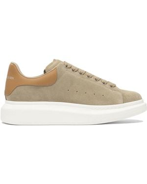 McQueen Leather Upper And Rubber Sole Sneaker Sneakers & Slip-On-Uomo - Marrone