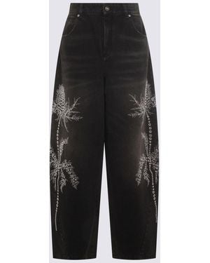 Blumarine Cotton Denim Jeans - Black