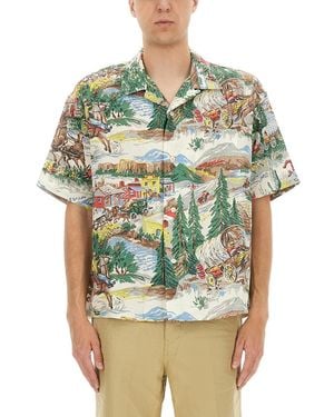 Visvim Crosby Shirt-Uomo - Verde