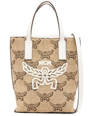 MCM Tote Bags Pelle-Donna - Neutro