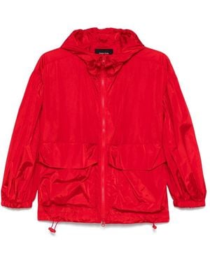 Simone Rocha Giacca Con Cappuccio - Rosso