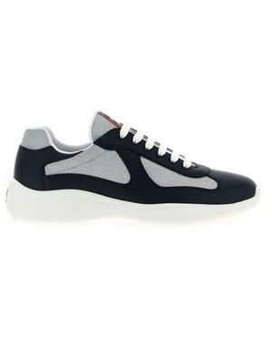 Prada New America Trainers Blue - White