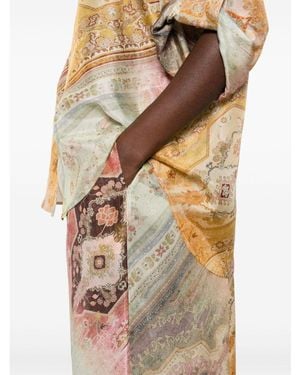 Zimmermann Pantaloni Seta-Donna - Marrone