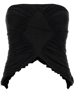 Saint Laurent Top Bustier - Nero