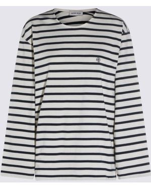 Anine Bing T-shirts And Polos Bright - Black